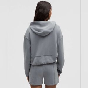 🍋 Lululemon Softstreme Full-Zip Hoodie Solar Grey Size 6